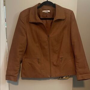 Versatile Tan Utility Jacket for Women